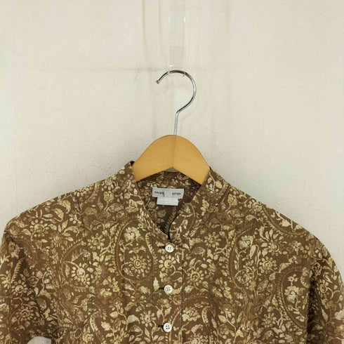 ドリスヴァンノッテン DRIES VAN NOTEN 00s ライカ期 MADE IN BELGIUM ペイズリー マオカラーシャツ レディース 36