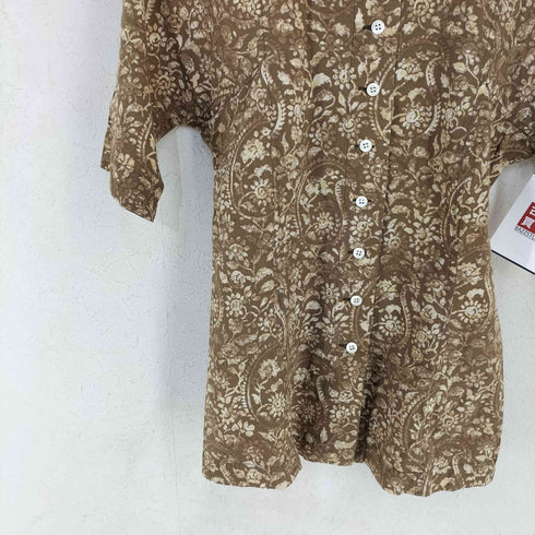 ドリスヴァンノッテン DRIES VAN NOTEN 00s ライカ期 MADE IN BELGIUM ペイズリー マオカラーシャツ レディース 36