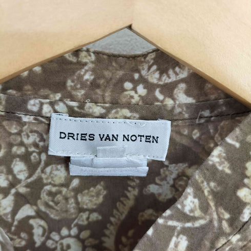 ドリスヴァンノッテン DRIES VAN NOTEN 00s ライカ期 MADE IN BELGIUM ペイズリー マオカラーシャツ レディース 36