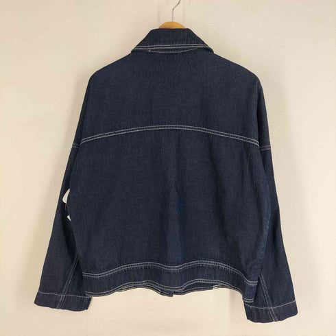 ザラ ZARA スタンドカラー デニムジャケット レディース JPN:M