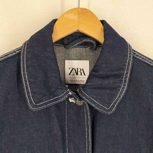 ザラ ZARA スタンドカラー デニムジャケット レディース JPN:M