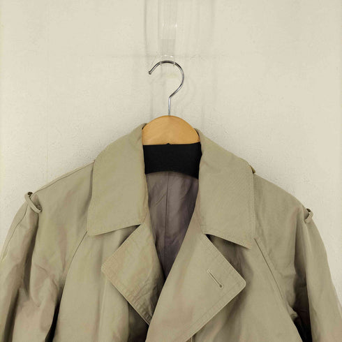 イヴサンローラン Yves Saint Laurent 90s diffusion hommes 裏地チェック トレンチコート メンズ C92-W80-T170