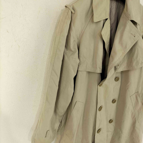 イヴサンローラン Yves Saint Laurent 90s diffusion hommes 裏地チェック トレンチコート メンズ C92-W80-T170