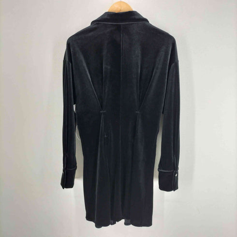 ザラ ZARA ベロア スキッパー ミニワンピース レディース JPN:M