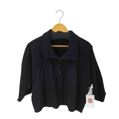 イッセイミヤケミー ISSEY MIYAKE me 楊柳 プリーツシャツ レディース