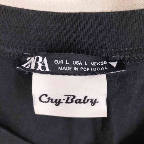 ザラ ZARA CRY-BABY 半袖Tシャツ レディース JPN:L