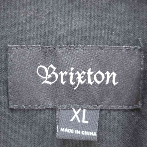 ブリクストン Brixton コットンポリ 半袖シャツ メンズ JPN:XL