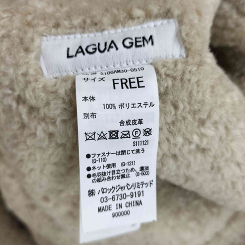 ラグアジェム LAGUA GEM VINTAGE OVER フェイクムートン レディース FREE