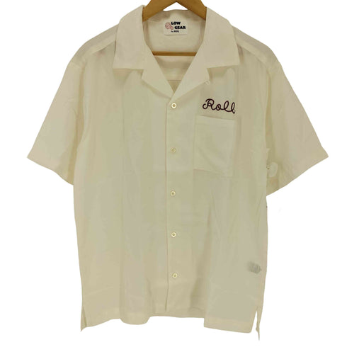 LOW GEAR by ROLL Embroidered Open Collar Shirt メンズ JPN:M