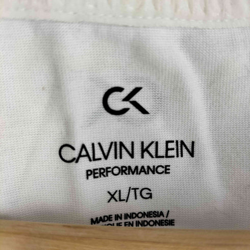 シーケーカルバンクライン ck Calvin Klein ロゴプリント クルーネックTシャツ レディース JPN:L