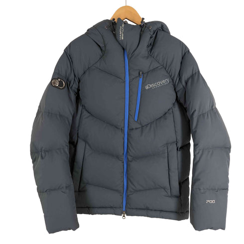 DISCOVERY EXPEDITION フーデッド ダウンジャケット 裾ドローコード メンズ 95
