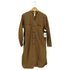 エムエイチエル MHL. GARMENT DYE BASIC POPLIN バンドカラー シャツワンピース レディース JPN:1