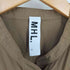 エムエイチエル MHL. GARMENT DYE BASIC POPLIN バンドカラー シャツワンピース レディース JPN:1