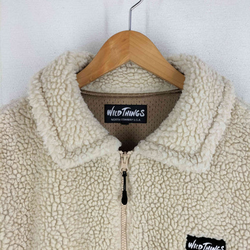 ワイルドシングス WILD THINGS フラッフィー ボア G-1 ジャケット 裏地メッシュ ダブルジップ メンズ ONE SIZE
