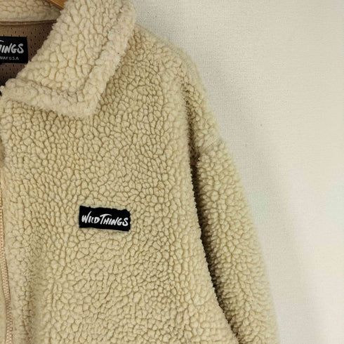 ワイルドシングス WILD THINGS フラッフィー ボア G-1 ジャケット 裏地メッシュ ダブルジップ メンズ ONE SIZE