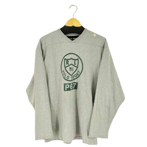 ポロスポーツラルフローレン POLO SPORT RALPH LAUREN 90s フットボールTシャツ メンズ JPN:S