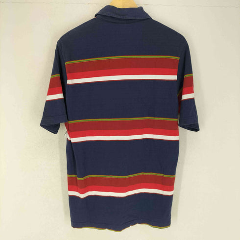 ステューシー Stussy 00s- マルチカラーボーダースナップボタンポロシャツ メンズ JPN:M