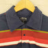ステューシー Stussy 00s- マルチカラーボーダースナップボタンポロシャツ メンズ JPN:M