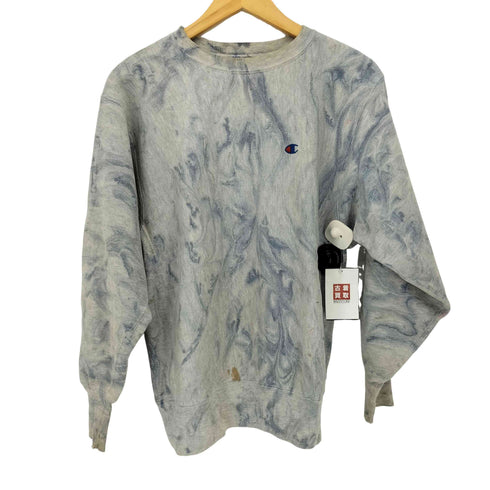 チャンピオン Champion 90S REVERSE WEAVE 目あり タイダイ スウェット メンズ 推定M