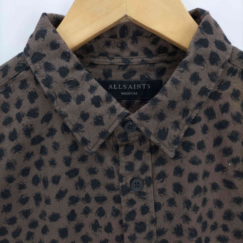 オールセインツ ALLSAINTS レオパードシャツ レディース JPN:M