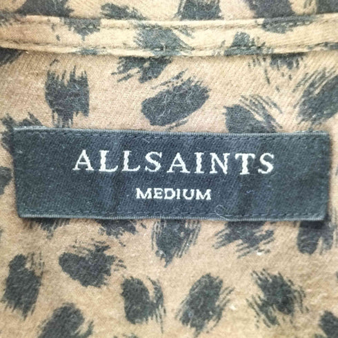 オールセインツ ALLSAINTS レオパードシャツ レディース JPN:M