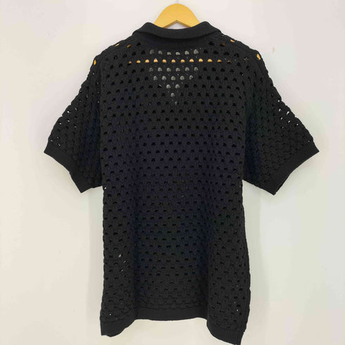 ザラ ZARA テクスチャー入りオープンニットセーター メンズ import:XL