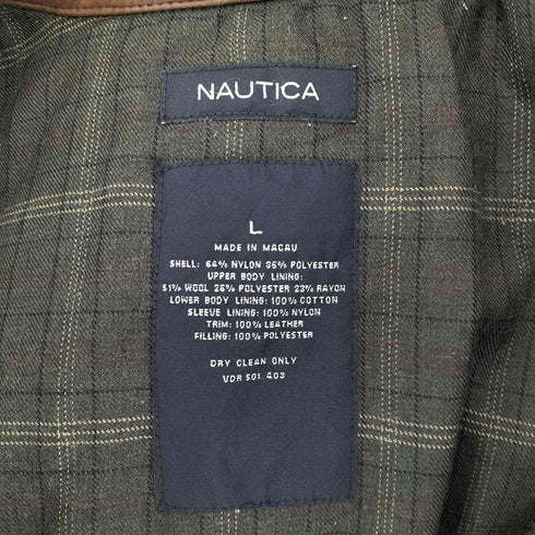 ノーティカ NAUTICA ダブルジップ ハンティングジャケット メンズ import:L