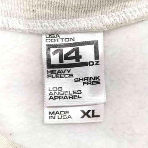 ロサンゼルスアパレル Los Angeles Apparel 14oz ヘビーウエイト クルーネックスウェット メンズ JPN:XL