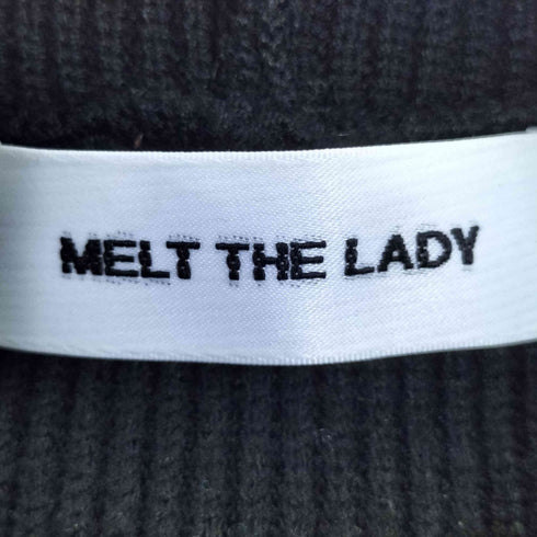 メルトザレディ Melt the lady フード付き タイトニットワンピース レディース FREE