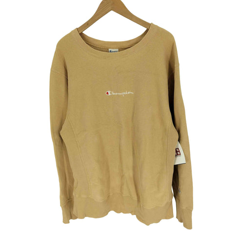 チャンピオン Champion 復刻 青単タグ REVERSE WEAVE スプリクトロゴ 刺繍 クルーネック スウェット メンズ import:XL