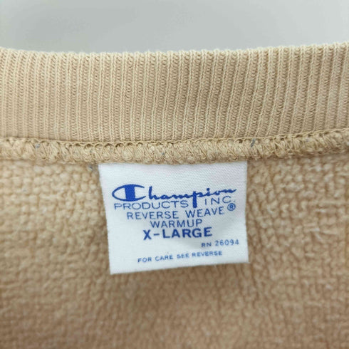 チャンピオン Champion 復刻 青単タグ REVERSE WEAVE スプリクトロゴ 刺繍 クルーネック スウェット メンズ import:XL