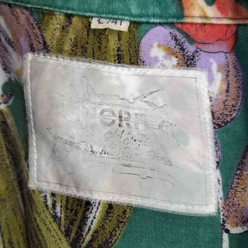レーヨン100アロハシャツ オープンカラーシャツ メンズ import:L