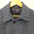 Global TAILORING×Harris Tweed ヘリンボーン マルチカラードット ウールツイード ステンカラーコート メンズ LL