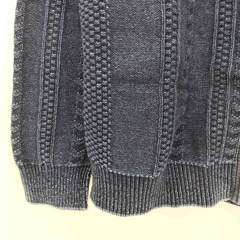 STEEL WHEEL ENGINERING INDIGO DYE インディゴ染め ドライバーズニット メンズ JPN:M