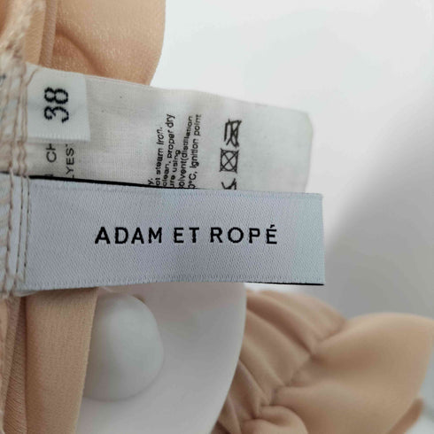 アダムエロペ Adam et Rope プリーツワイドイージーパンツ 七分丈 レディース JPN:38