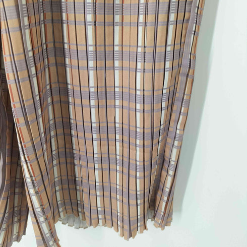 メルローズ MELROSE プリーツワイドイージーパンツ 七分丈 レディース FREE