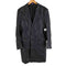 ポールスミスコレクション Paul Smith COLLECTION ラムレザーチェスターコート ハンドステッチ 裏地ストライプ 3B 羊革 ブラック メンズ import:L