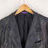 ポールスミスコレクション Paul Smith COLLECTION ラムレザーチェスターコート ハンドステッチ 裏地ストライプ 3B 羊革 ブラック メンズ import:L