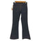ビッグジョン BIG JOHN MH402B ボタンアップ ベルボトム フレア デニムパンツ ブッシュ レディース W:27 L:86