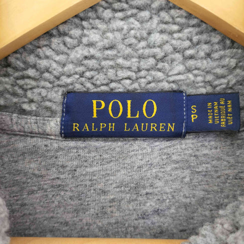 ポロラルフローレン POLO RALPH LAUREN ポニー刺繍 ボア フリース ジップアップジャケット メンズ import:S