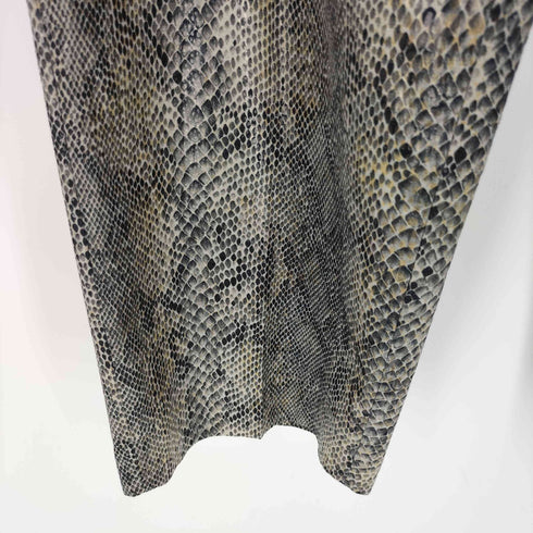 ビルブラス BILL BLASS SUITS パイソン柄 サイドジップ ベルトレス ワイドパンツ メンズ 14