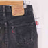 リーバイス Levis 90S カナダ製 505 ボタン裏 217 刻印 後染め ジップフライ ブラックデニム パンツ 1998年製 Rタブ メンズ W:31 L:32