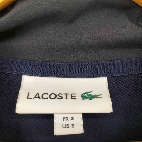 ラコステ LACOSTE バイカラーハーフジップパーカ メンズ import:S