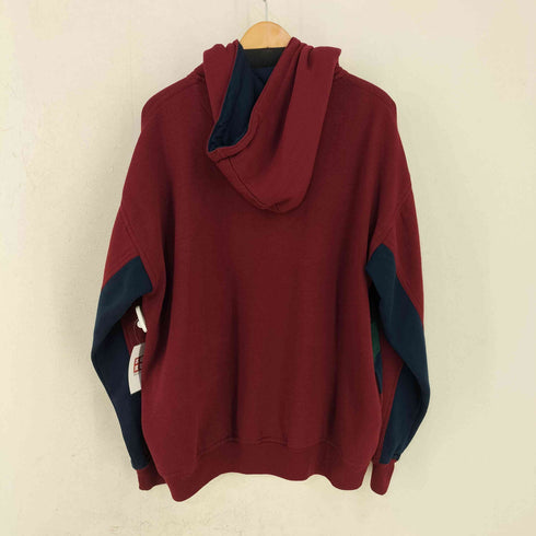 ピューリタン PURITAN 後付けフーディ ハーフボタン マルチカラーボーダーフーディ メンズ import:XL