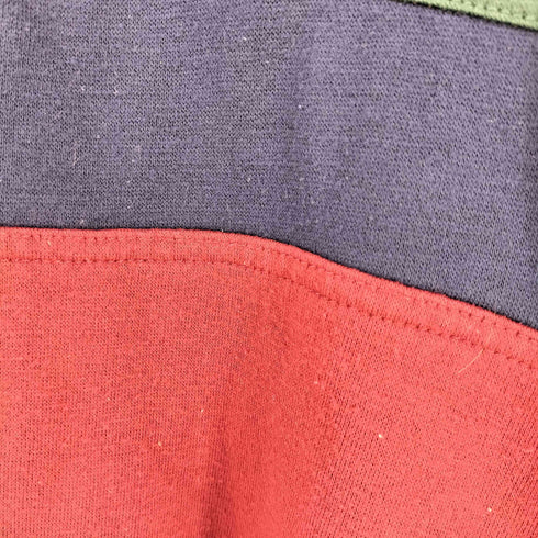ピューリタン PURITAN 後付けフーディ ハーフボタン マルチカラーボーダーフーディ メンズ import:XL