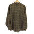 バクラック BACHRACH 総柄チェック バンドカラーコットンL/Sシャツ メンズ import:M