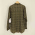 バクラック BACHRACH 総柄チェック バンドカラーコットンL/Sシャツ メンズ import:M