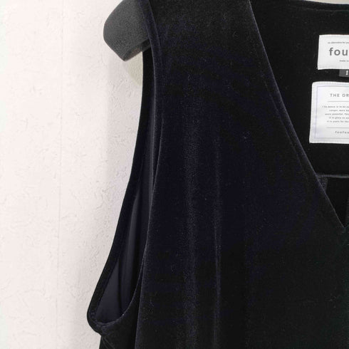 フーフー FOUFOU no-sleeve velour one piece レディース JPN:1