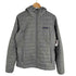 パタゴニア patagonia 16年製 Nano Puff Hoodie ナノパフフーディ 中綿 裾ドローコード グレー レディース JPN:M