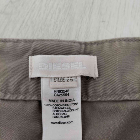 ディーゼル DIESEL スタッズデザイン クロップドパンツ レディース 25